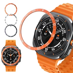 Metal Bezel Ring For Samsung Watch Ultra Case Film for Galaxy watch ultra 2025 47mm Time Scale Replacement Protector Accessoris