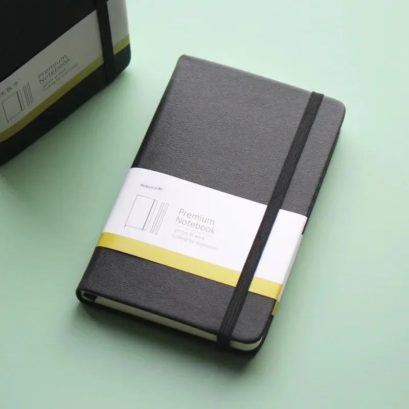 Luxury Moleskine Same Style A6 Hard Shell Notebook Portable Pocket Book Logo Printing For Business Travel Diary Sketchbook