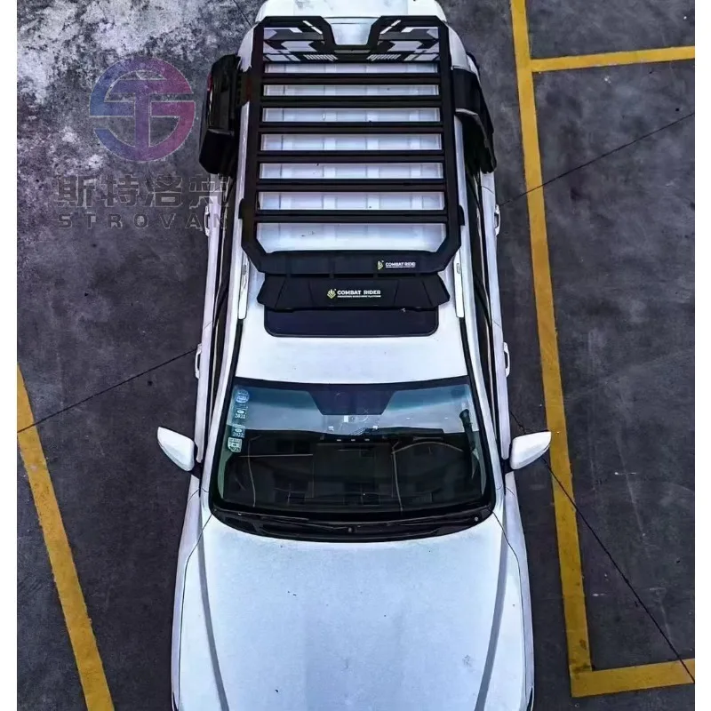 STLF Roof Rack Rooftop Cargo Luggage Carrier Steel Basket for Land Cruiser Lc300 2022-2025 ROOF PLATFORM