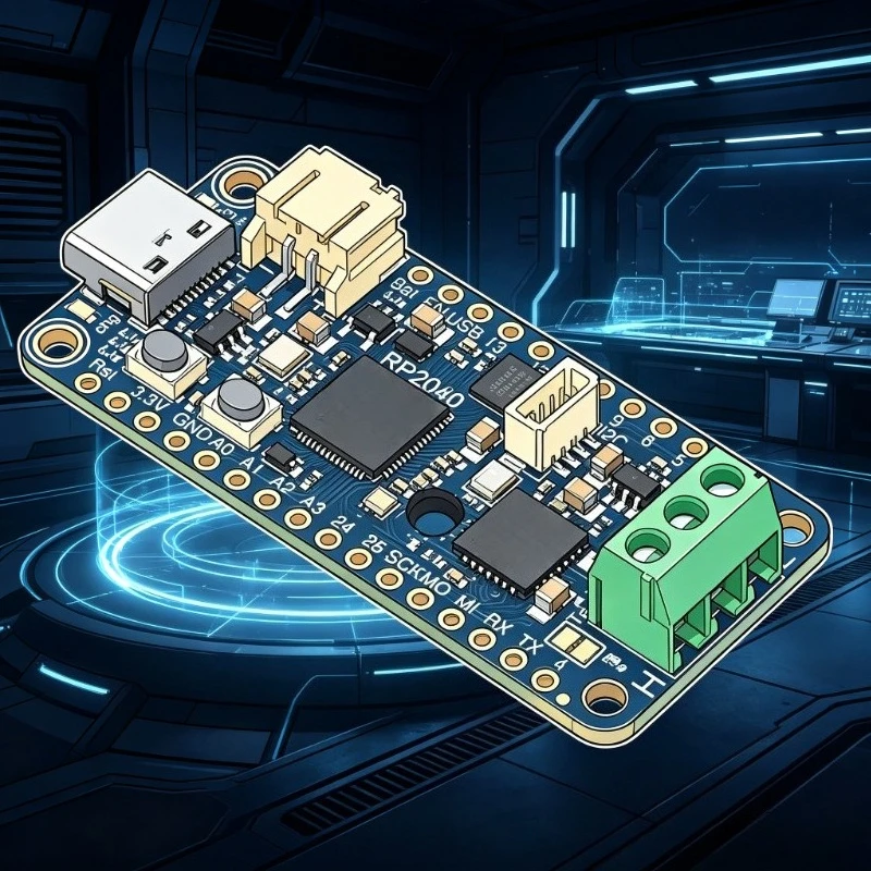 5724 RP2040 CAN Bus Feather with MCP2515 CAN Controller - STEMMA QT
