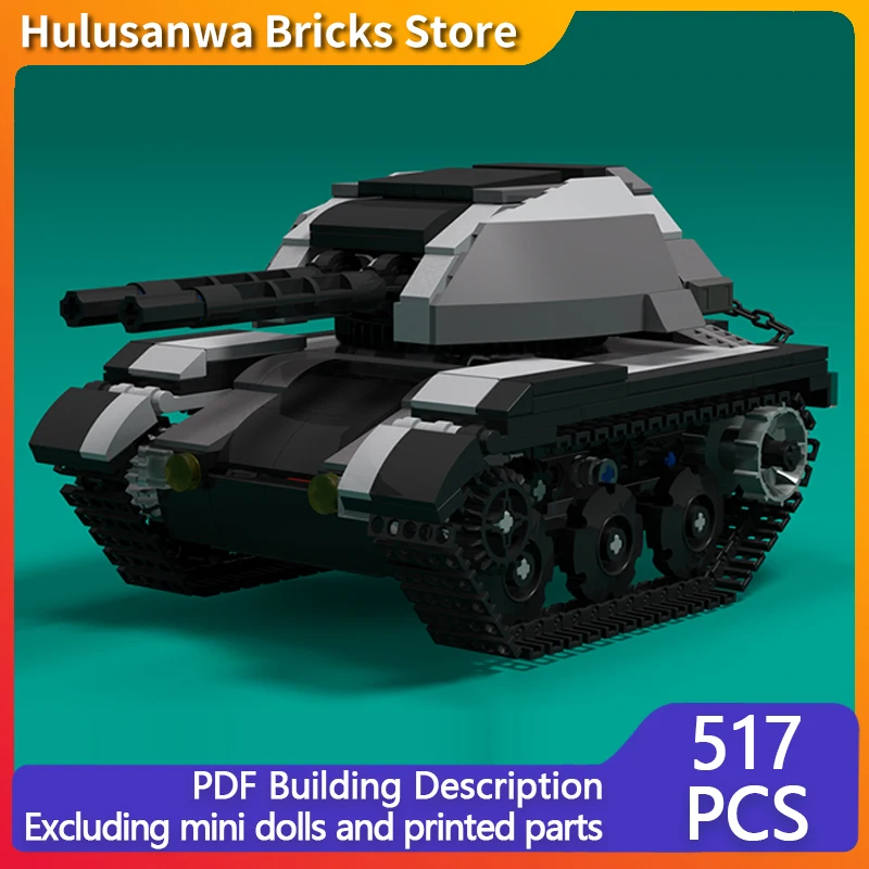 

Модель танка с двойной пушкой MOC, строительные кирпичи, военное оборудование, модульная технология, подарки, праздник, сборка, детские игрушки, костюм