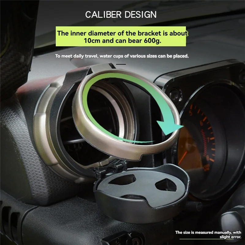 

Multifunction Car Drinks Holders Folding Cup Holder For Suzuki Jimny JB64/JB74 2018-2023
