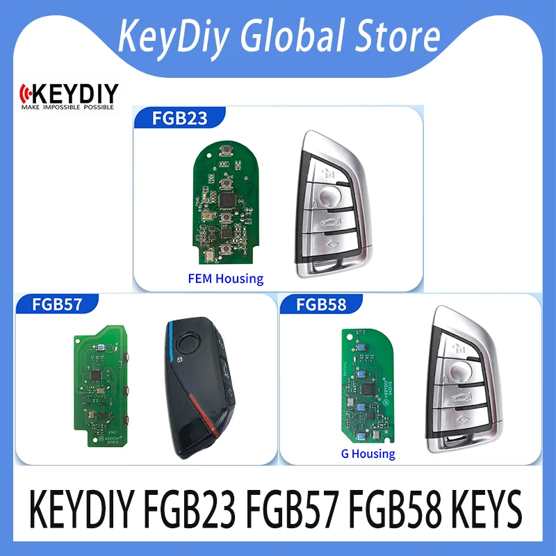 

KEYDIY KD FGB23 FGB57 FGB58 Remote key for G Chassis G30 G31 G38 G32 G11 M5 F90 X3 IX3 G08 X3 F97 G01 X4 G02 F98 CAS4 FEM/BDC