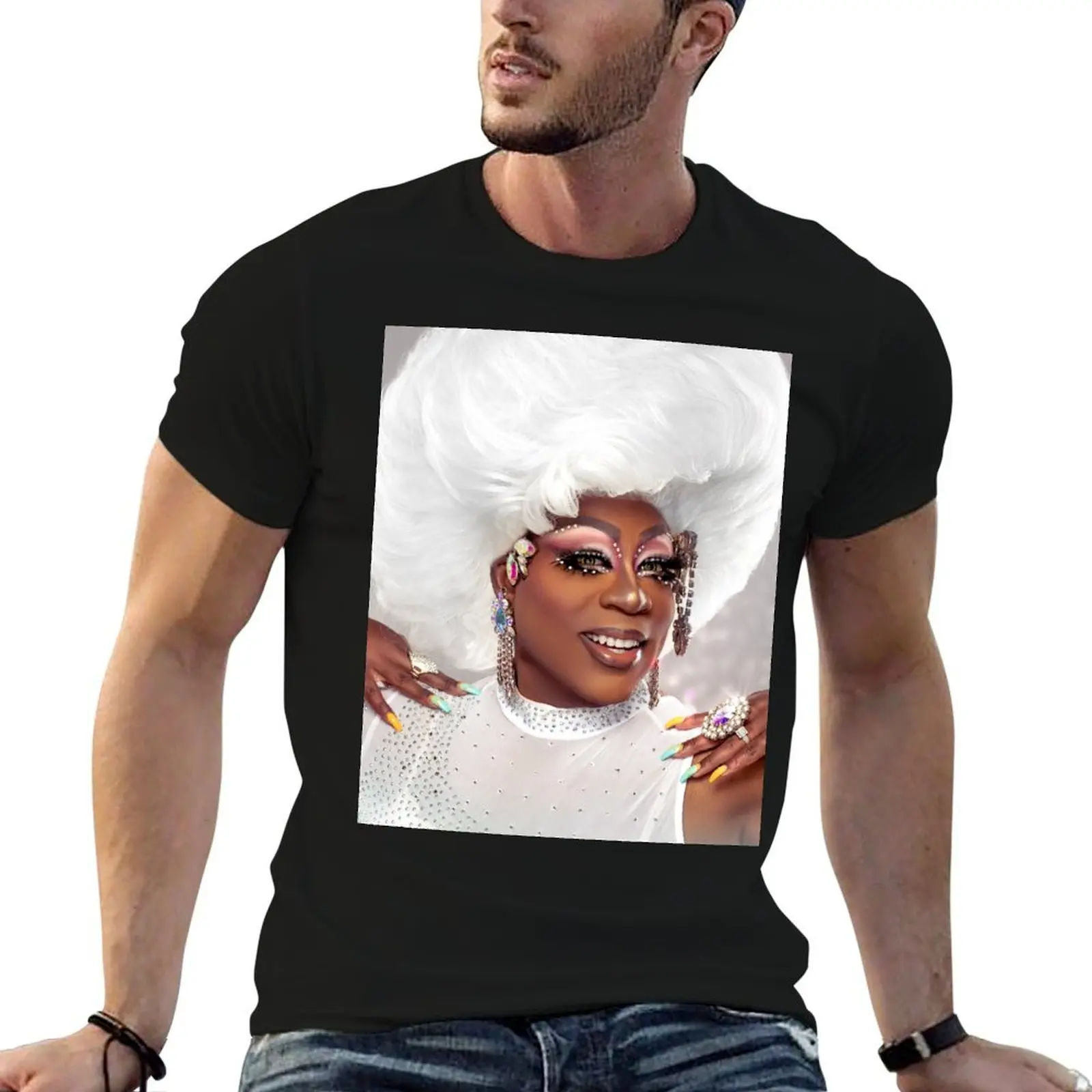 

Fefe Sparkles - Photo by Scotty Kirby T-Shirt man t shirt summer anime tshirt T-Shirt