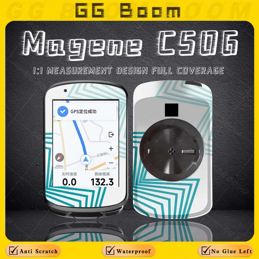 

For Magene C506 C506SE c506 se Bike Computer GPS Decorative Protection Sticker Personality Colorful PVC Decals Waterproof