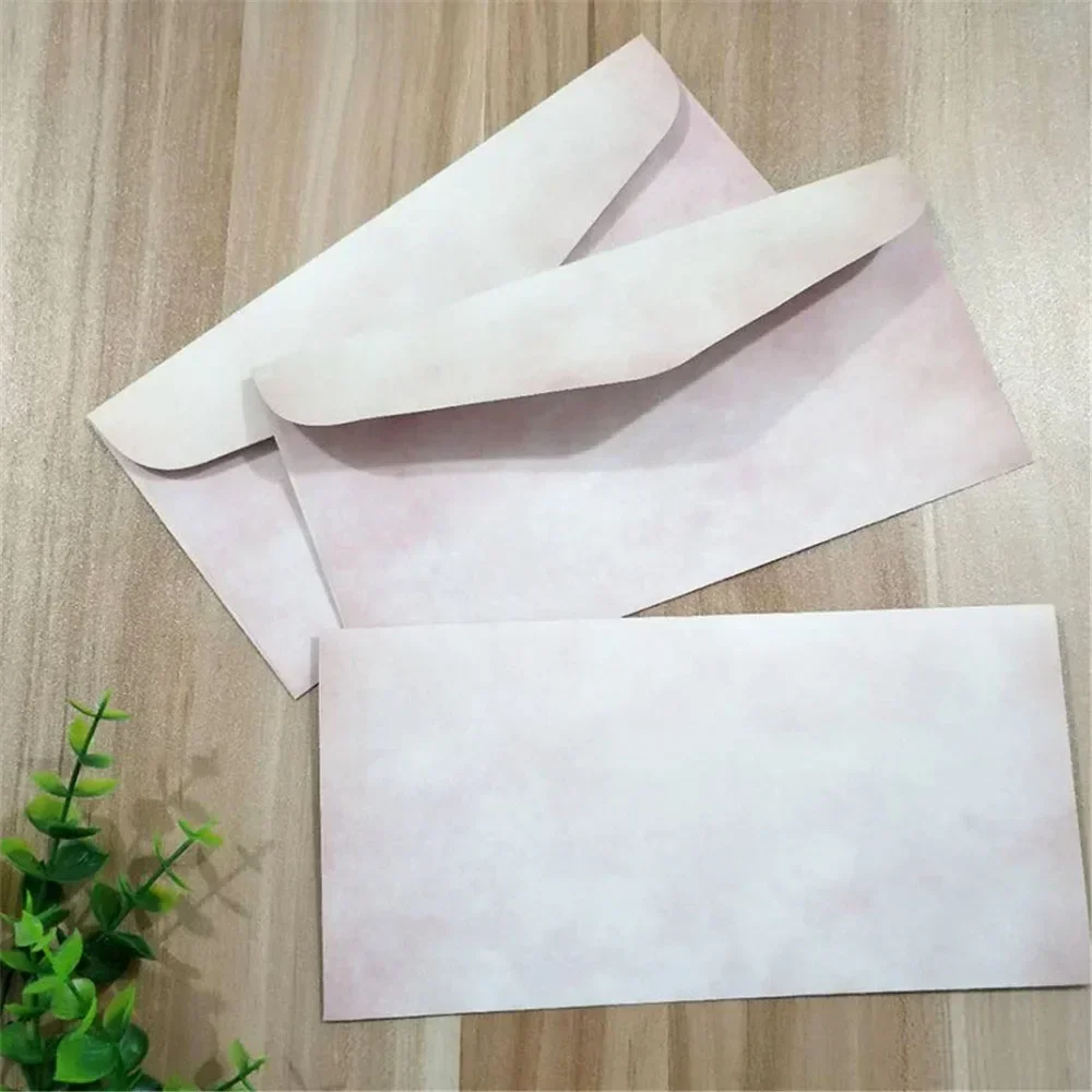 10pcs/set Blank Letterhead Envelopes Nostalgic Vintage Unprinted Chinese and Western Thick Envelopes Set Confession Letterheads