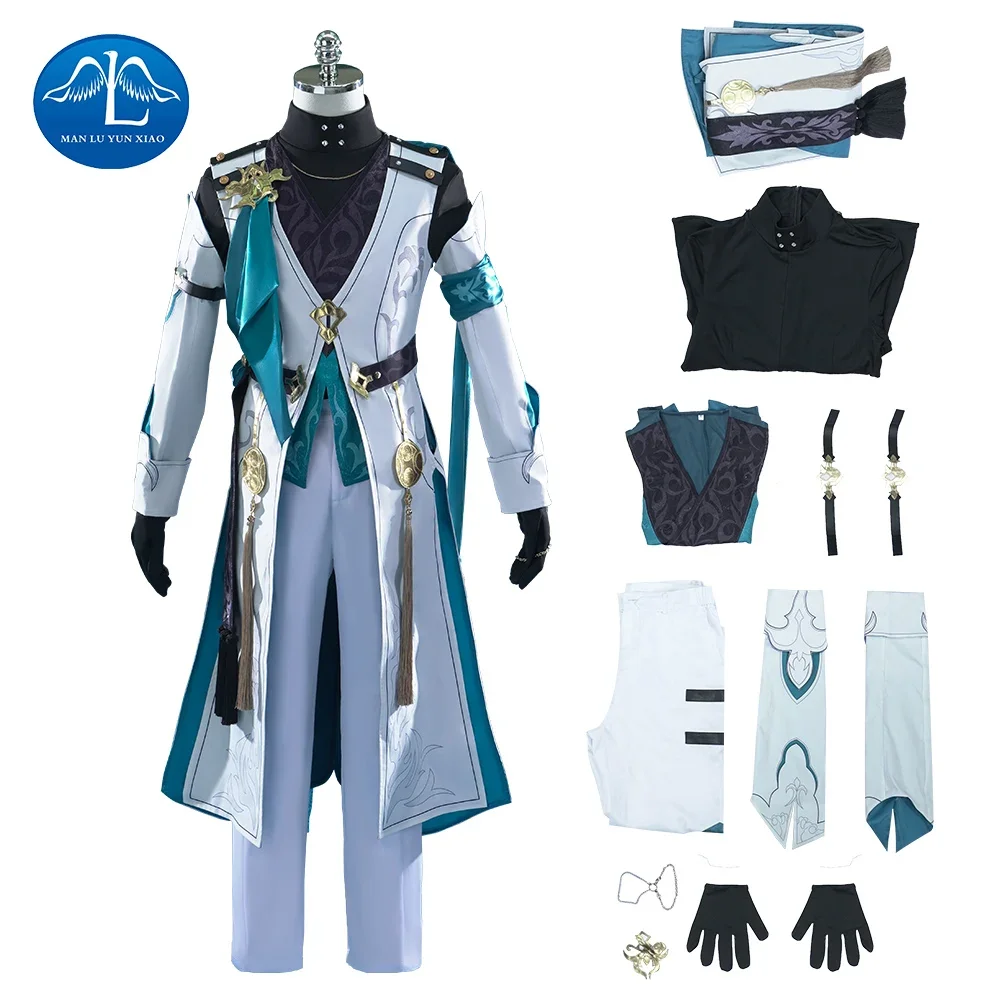 

Honkai Star Rail Luocha Cosplay Costume Accessories Outfits Ancient Game Suit Gorgeous Handsome Halloween Carnival Party Suit