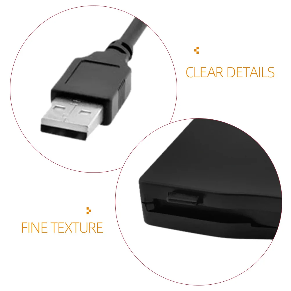 External Floppy Disk Drive Usb 2.0 Portable High Speed Data Transfer For Laptop Desktop 7 10 11 Compact