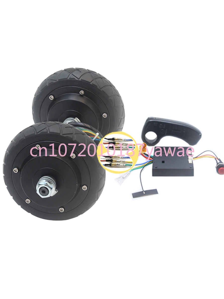 5.5-Inch Toothless Brushless Wheel Hub Motor 139 Motor DC Speed Control Large Torque Torque Track Push Support Food Cart