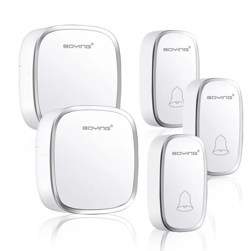 Intelligent Wireless Doorbell Home Welcome Doorbell Waterproof 300m Remote Smart Door Bell Chime EU UK US Plug Optional