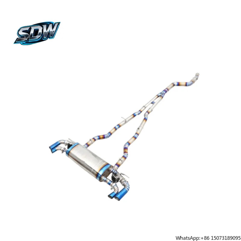 

Выхлопная система Catback Valvetronic с электрическим клапаном для BMW 7 серии 320i 325i 330i G20 B48 420i, титановые насадки из углеродного волокна