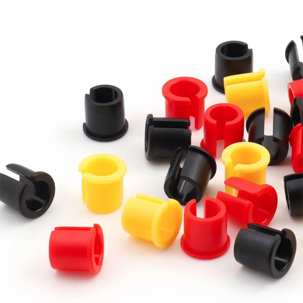 

4pcs Lightweight Bike Schrader Valve Rim Plug Plastic Mini Inner Tube Adapter Rubber Plug Practical Wheel Rim