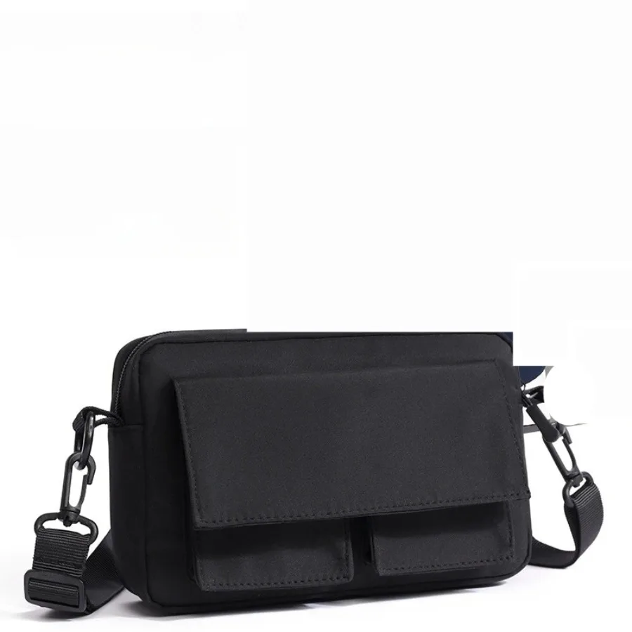 

New fashion casual shoulder men's bag street lightweight simple solid color student travel foreign style casual crossbody bag