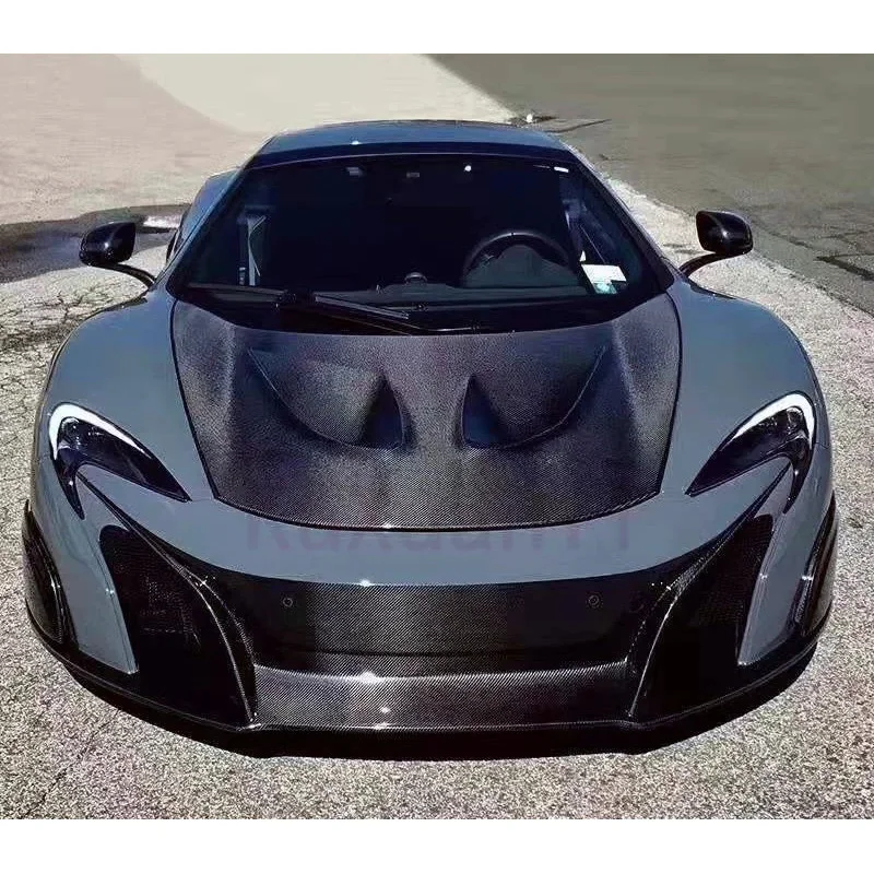 

Комплект обвеса из сухого карбона в стиле P1 для 650S: капот, боковые юбки, передний и задний бамперы