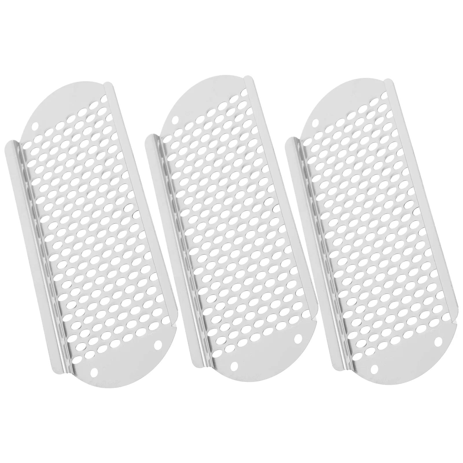 3 Pcs Pumice Stone Foot File Scrubber Feet Grater for Pedicure Handheld Tools Salon Files Hard Skin Cheese Dead Stainless Steel