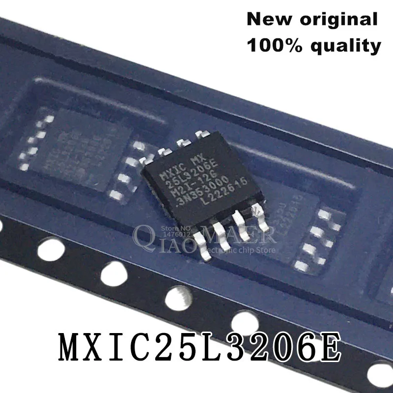 10PCS New Original 25L3206E MX25L3206EM2I-12G MX25L3206E SOP-8 MX25L3206 25L3206 In Stock
