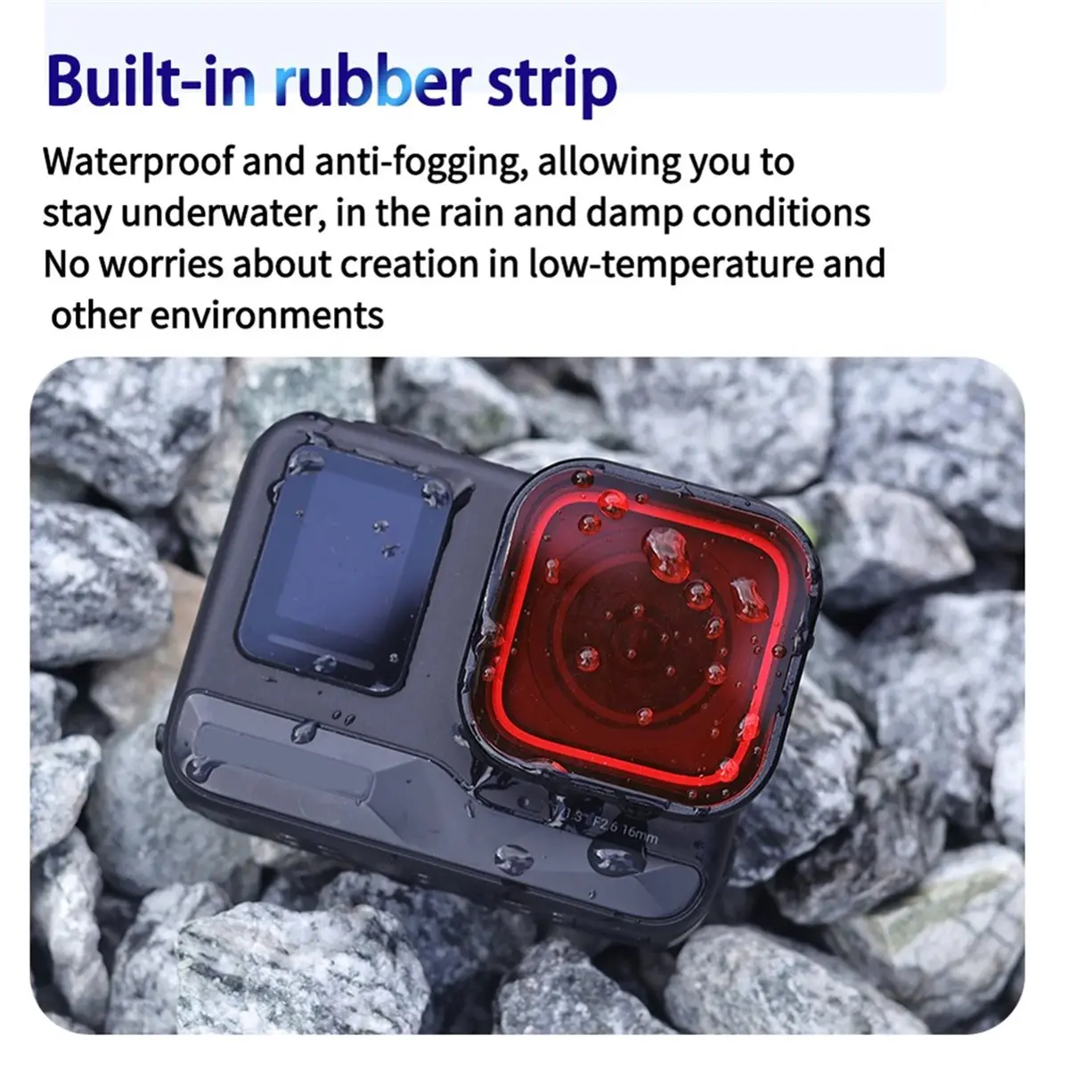 A003 Diving Filter for Pro/ Waterproof Fogproof Diving Filter for Pro 2 Action Camera B