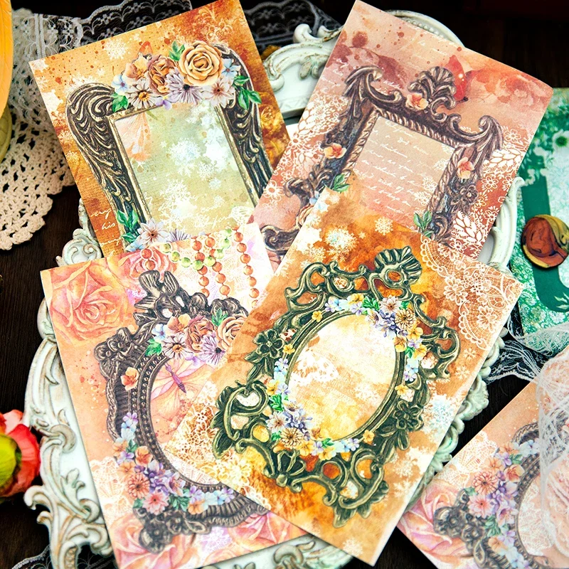 Flower Material Paper Spring, Collage Letters, Memo Diary, Scrapbooking, Material Escolar, Writing Pads, 30pcs, 183x 130mm