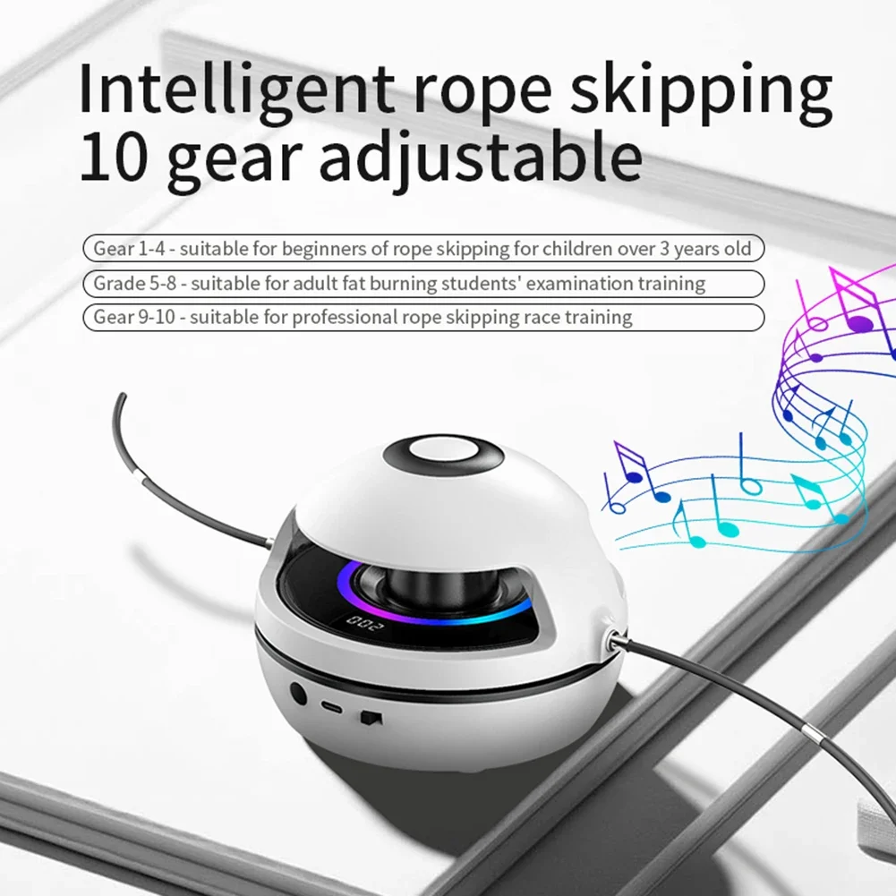 Smart Automatic Electric Skipping Machine Multi-person Fitness Intelligent Rope Electronic Adjuster Counting Jump Rope Machine