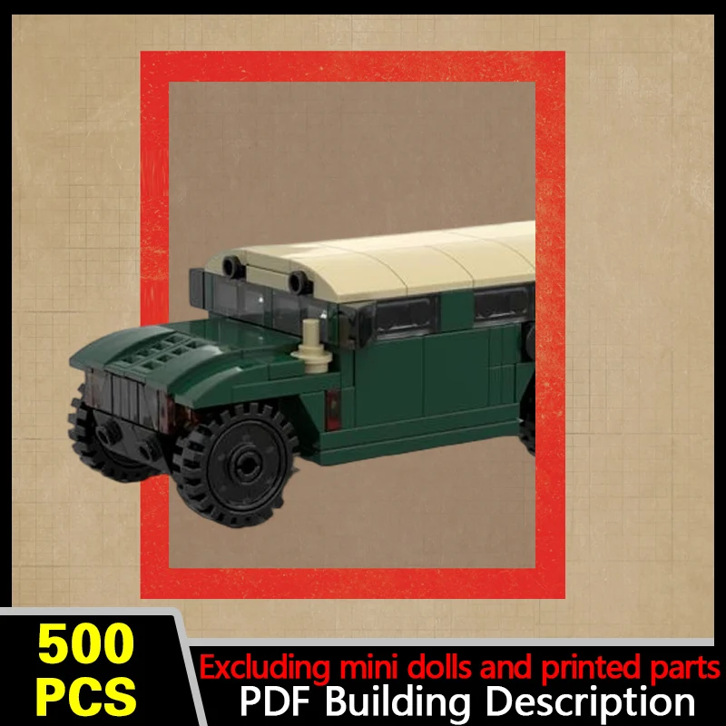 CTL181 Light Armored Car Model MOC Building Bricks War Equipment Modular Technology Gifts Holiday Assemble Children Toys Suit