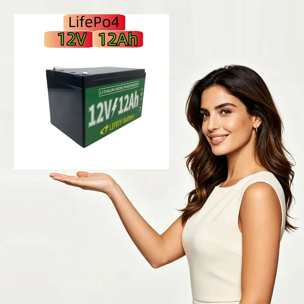 • 💍12V 12Ah battery Li-ion phosphate , For power supply of electric vehicles, solar street lights, and other equipment