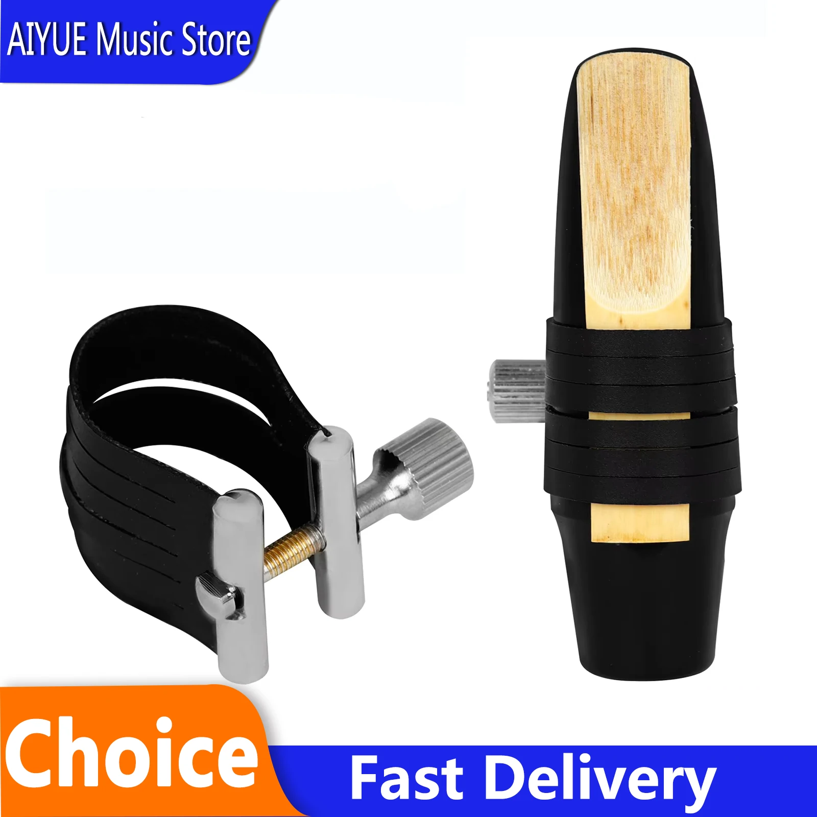 Saxophone Clip Leather Alto Tenor Soprano Saxophone General Purpose Moderated Vibration Woodwind Instruments Parts Accessories