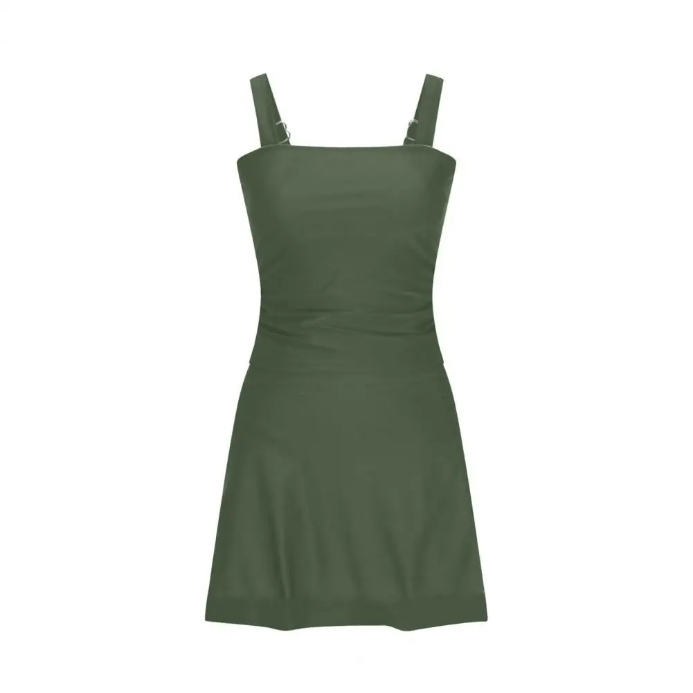 Falda para la playa Sexy, traje de baño de una pieza con volantes y espalda descubierta, vestido de playa vendaje, traje de baño de verano, Monokini, traje de baño femenino