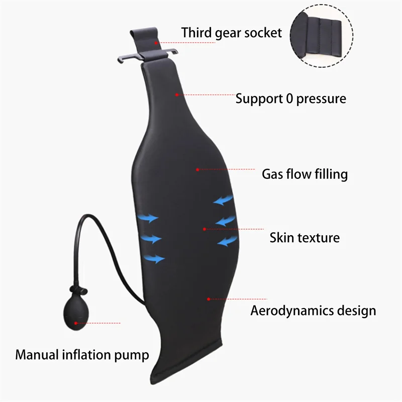 Universal Car Waist Cushion Spine Protection Adjustable Lumbar Support Pillow For Auto Relax Air Bag Support Relieve Fatigue