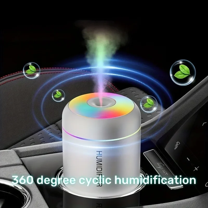 Portable Mini Air Humidifier USB Electric Aroma Diffuser Essential Oil Purifier Aromatherapy Mist Maker Lights for Car Home