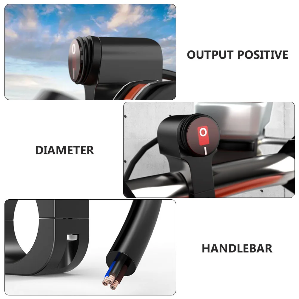 

Durable Motorcycle Accessories 22mm Handlebar Switch Water Resistant Fog Light Control Motorbike Headlight LED Handlebar