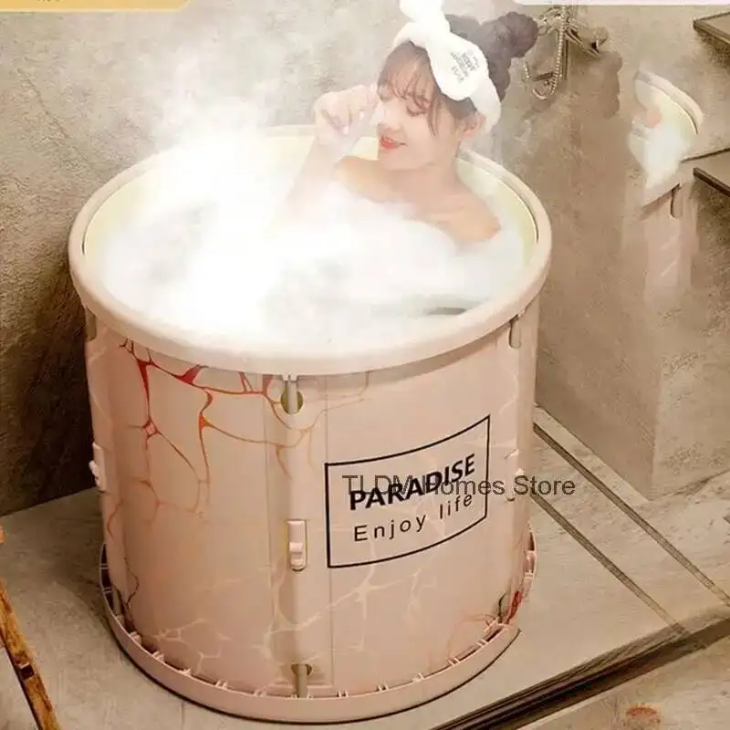 

Ледяные ванны Складная ванна для взрослых Tina Spa Ванна для взрослых Половина уличной ванной комнаты Ванна для пожилых людей Портативный гибкий бассейн Горячий