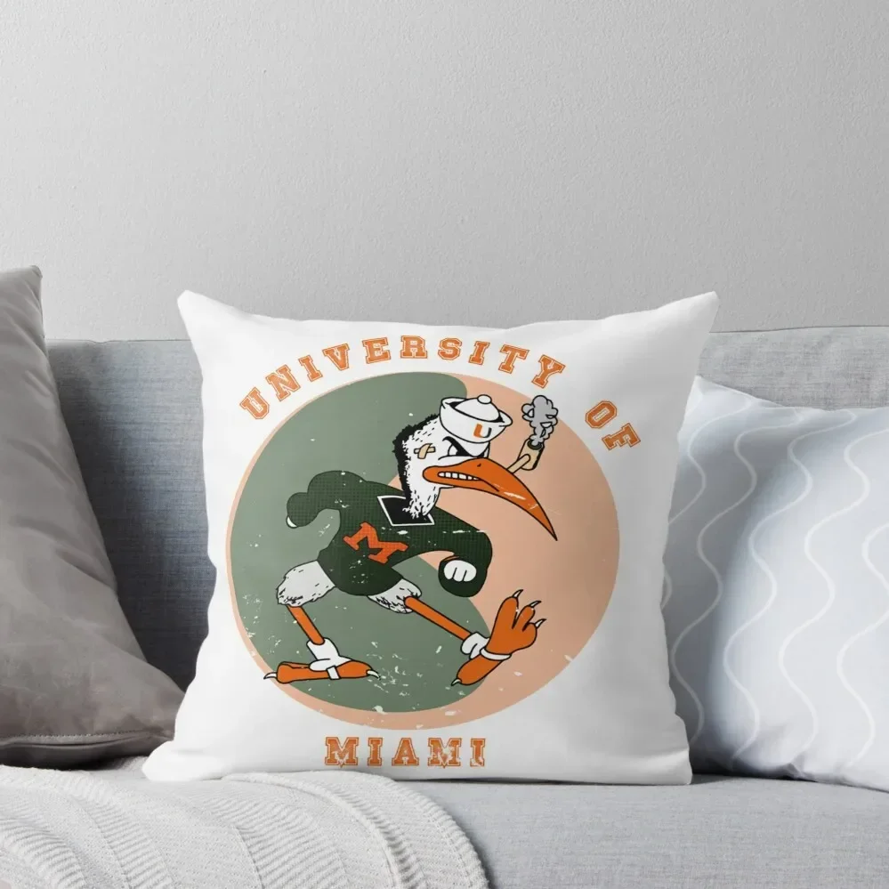 

University Of Miami Law Throw Pillow pillow cover luxury Marble Cushion Cover Pillow