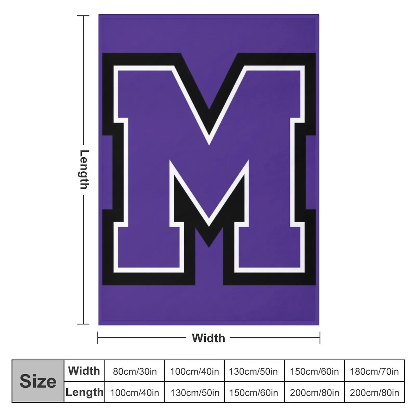 University of Mount Union raiders Throw Blanket Vintage Blanket Decorative Bed Blankets Cute Blanket