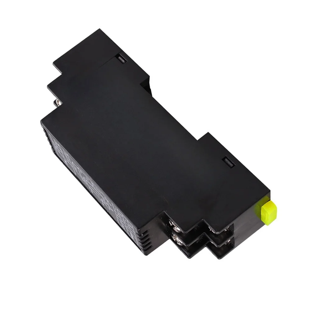 1Pcs Digital Display Adjustable Over Under Voltage Current Circuit Breaker Auto For 35mm Rail Electrical Protection Device