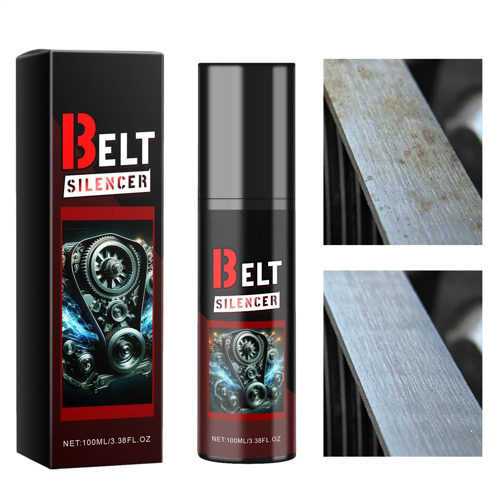 100ml Belt Noise Spray Automotive Prolongs Belt Life Spray-On Dressing Spray Car Rubber Seal Belt corrosion resistance Spray