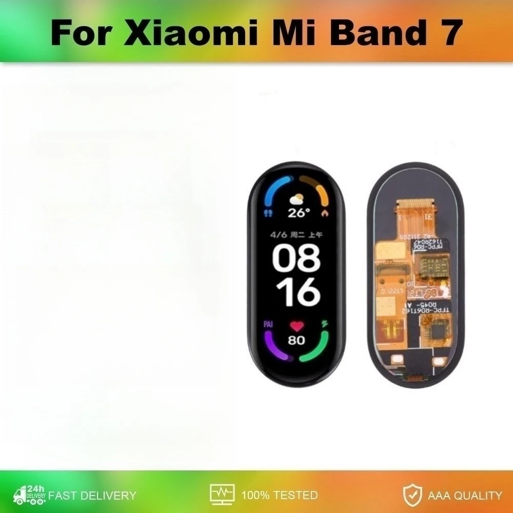 Original AMOLED For Xiaomi Mi Band 7 LCD Display Touch Screen Digitizer Assembly For Xiaomi Band 7 Band7