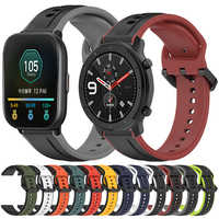 20mm 22mm Silicone Sports Strap For Amazfit GTS 4 3/mini GTR 4 3 Pro/2e Smartwatch Band For Amazfit Active 2/Bip 5/lite Bracelet