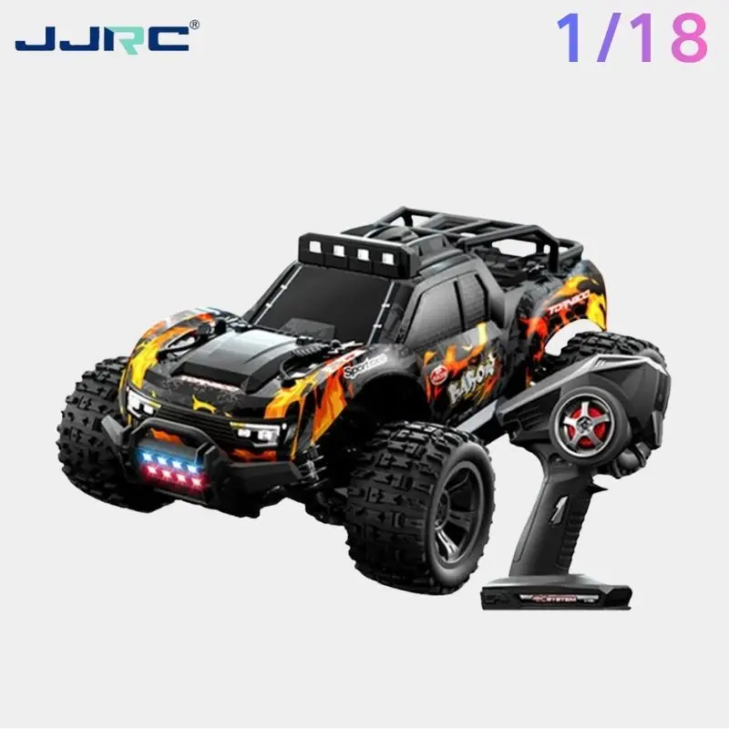 

JJRC C8810 1/18 Scale High Speed RC Car, 4WD 28KM/H Off-Road Vehicle with ESC Lights and Carbon Brush Motor for Boys