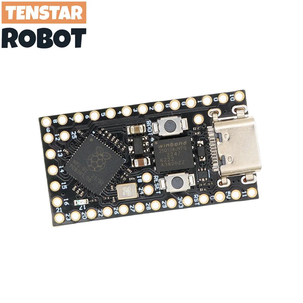 TENSTAR RP2040 Pro Micro Scheda di Sviluppo 4MB/16MB Dual-Core Supporta Mciro Python Compatibile Per Raspberry PI PICO