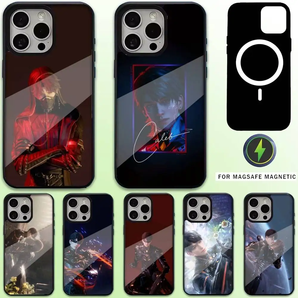 

Love And Deepspace Caleb Phone Case For iPhone17,16,15,14,13,12,11 Plus,Pro Max Magnetic For Magsafe Wireless Charging