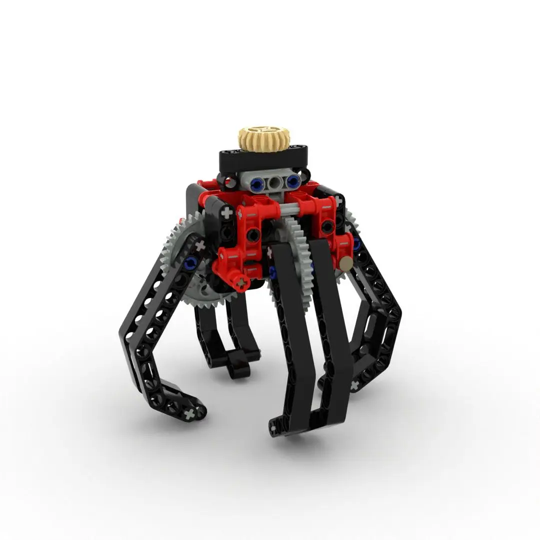 

Технический конструктор MOC: Электрический робот-манипулятор, механическая рука с захватом-когтем, набор для сборки, развивающие игрушки для детей