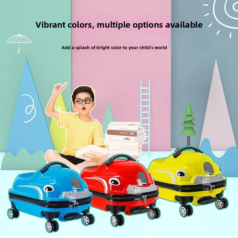 

Children's Luggage Riding 20 Inch Pulling Box Lightweight Large Capacity Travel Suitcase for Boys And Girls New Model Sitting