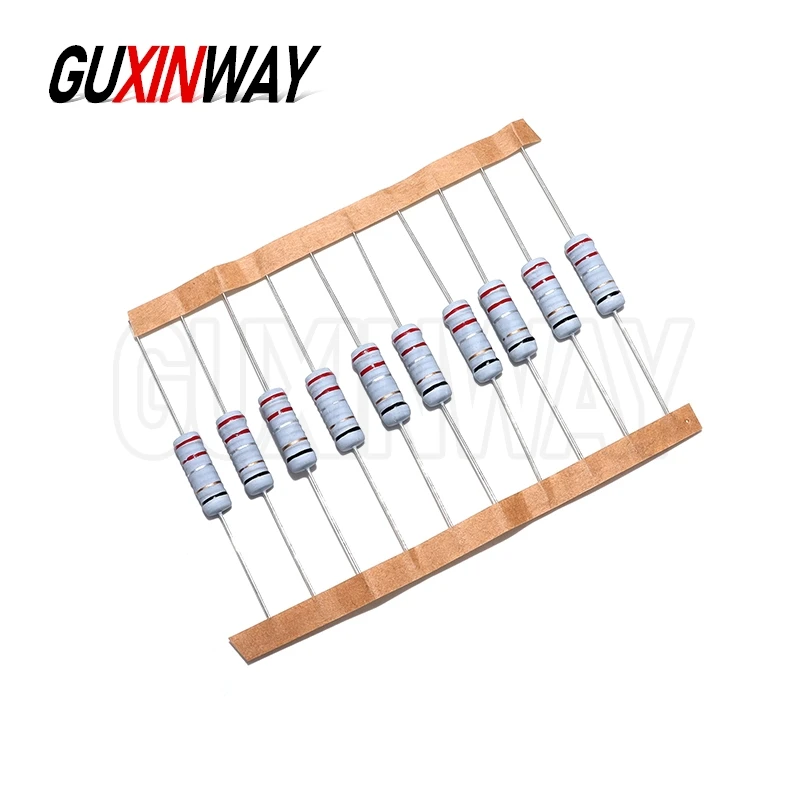 10 قطعة 3 واط 5% سلك الجرح المقاوم فيوز لف المقاومة 0.1R 0.1 0.15 0.22 0.33 0.47 0.5 1 2.2 4.7 6.8 10 22 33 47 51 68 100 أوم