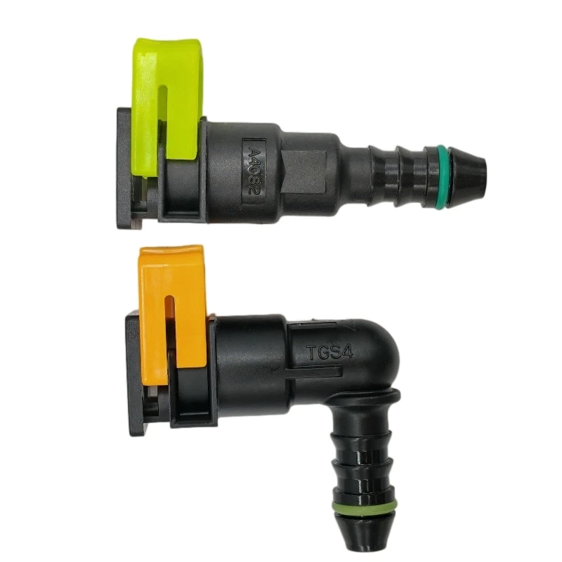 7,89 mm 7,89 ID6 180 90 Grad 5/16 Kraftstoffrohr-Buchsenanschluss Auto-Kraftstoffleitung Schnellanschluss für PKW 2 Stück pro Packung – Detail 6