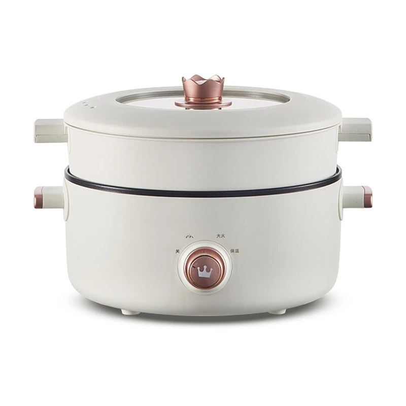 

Electric cooking pot Multifunctional dormitory student pot Household electric wok Steaming and frying noodles Integrated