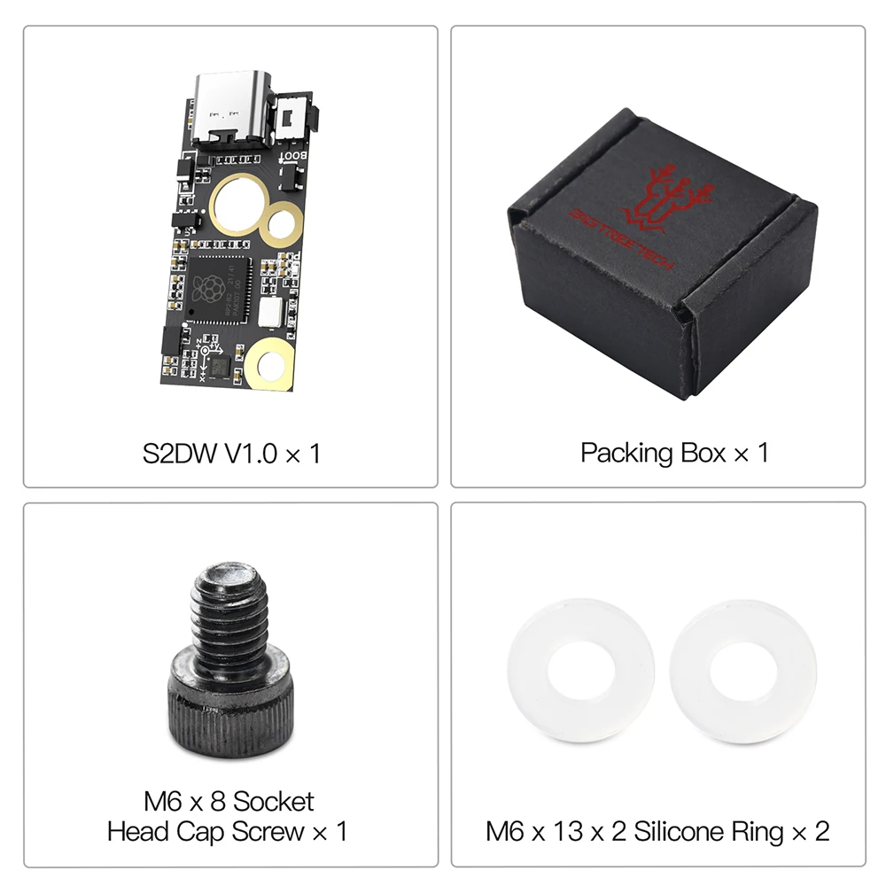 BIGTREETECH ADXL345 S2DW Accelerometro Scheda USB Parti Della Stampante 3D Per Voron StealthBurner Raspberry Pi M8P Scheda Madre Klipper