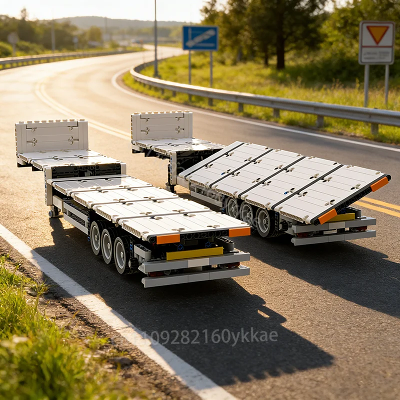 

NEW 556Pcs Compatible 42078 Low Roof Liftable Trailer 1/21 Building Blocks DIY Truck Assembly Building Block Toys Birthday Gifts