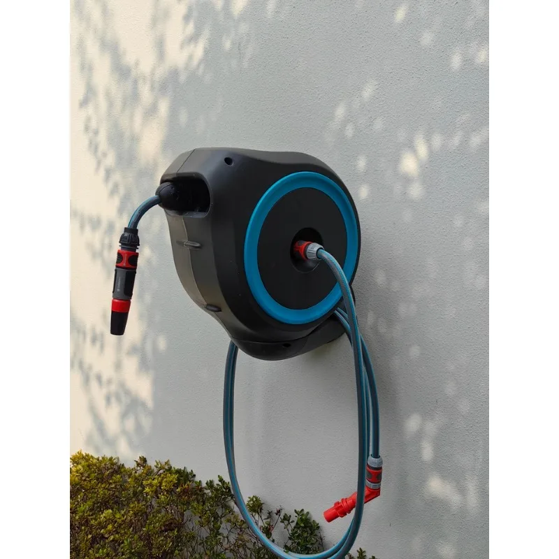 Garden Watering Nozzle Set - Automatic Pipe Collection + Water Gun, Height-Adjustable