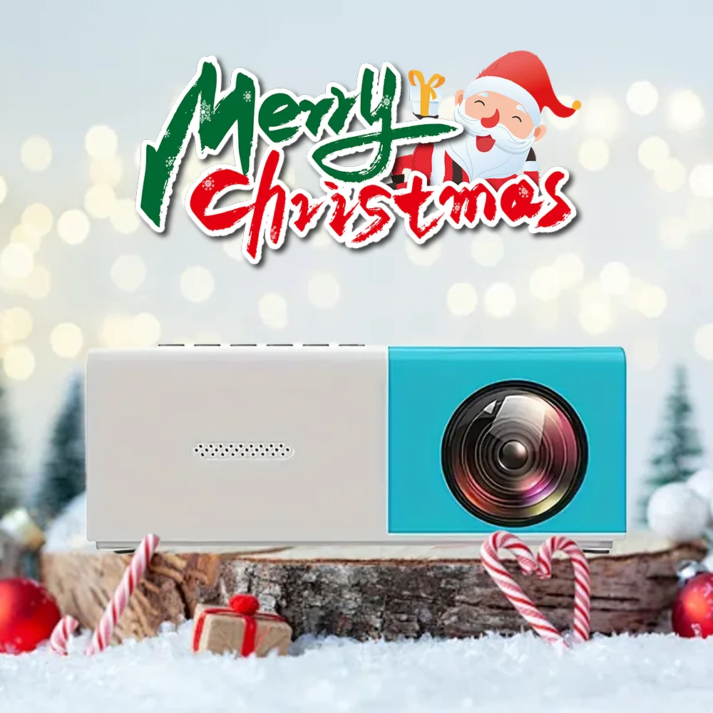 Christmas Mini Projector HD Hdmi Usb Audio Home Theater Media Player Beamer Halloween Gift Outdoor Travel Portable Led Projector