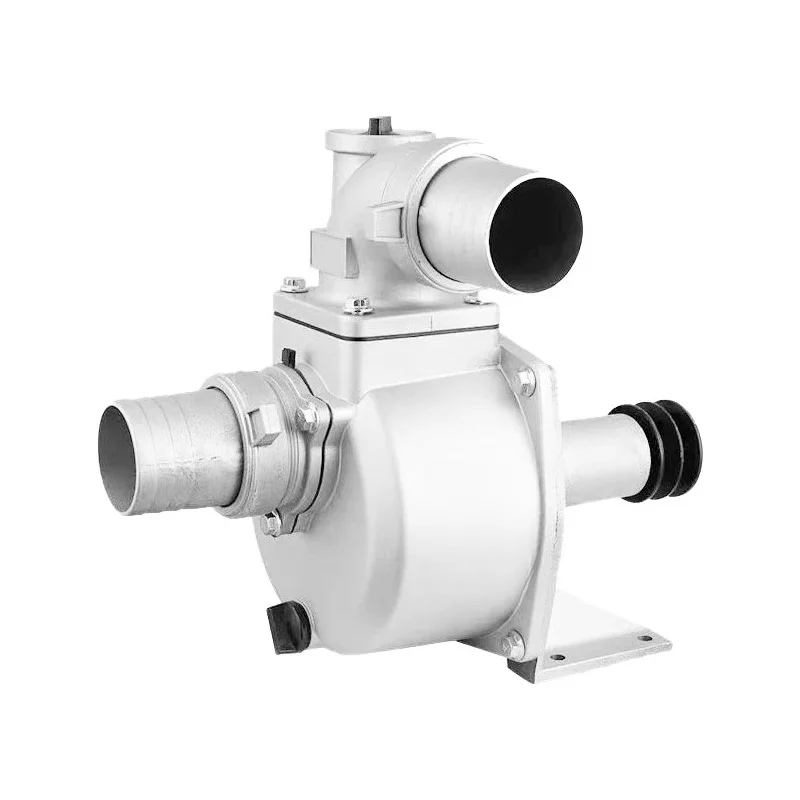 For Self Priming Aluminum Head with Pulley for Diesel Engine, High Lift Large Flow Farmland Irrigation Water Transfer Tool